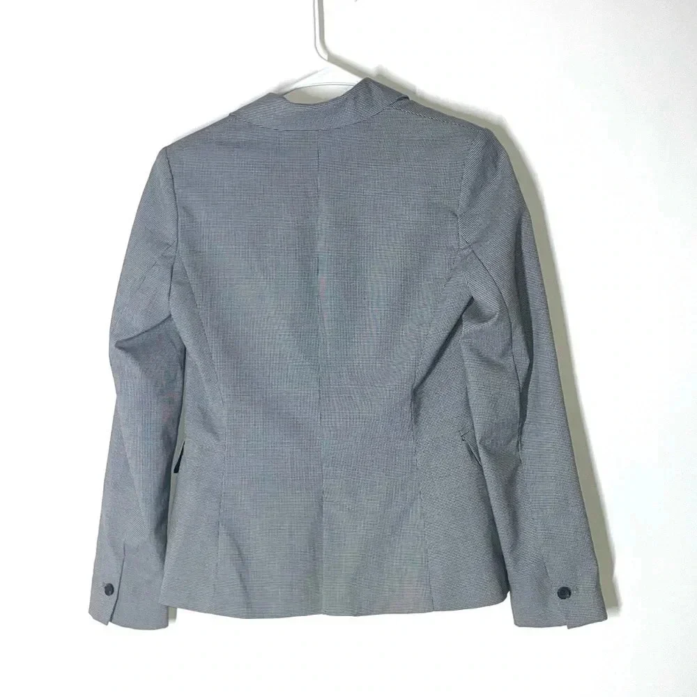 Zara Houndstooth Button Front Blazer Size 2